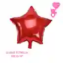 Globo Estrella Rojo 18"