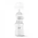 Tetero 9oz, Válvula Anticólicos, Diseño Antigoteo Transparente - Philips Avent Natural Response
