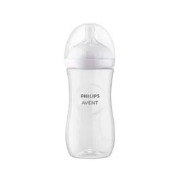 Tetero 11oz, Válvula Anticólicos, Diseño Antigoteo - Philips Avent Natural Response