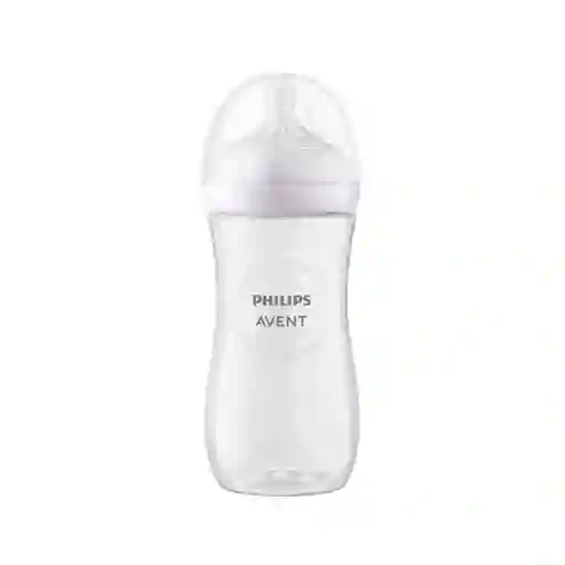 Tetero 11oz, Válvula Anticólicos, Diseño Antigoteo - Philips Avent Natural Response