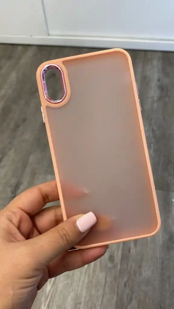 Estuche Goma Space (rosa) Iphone Xs Max