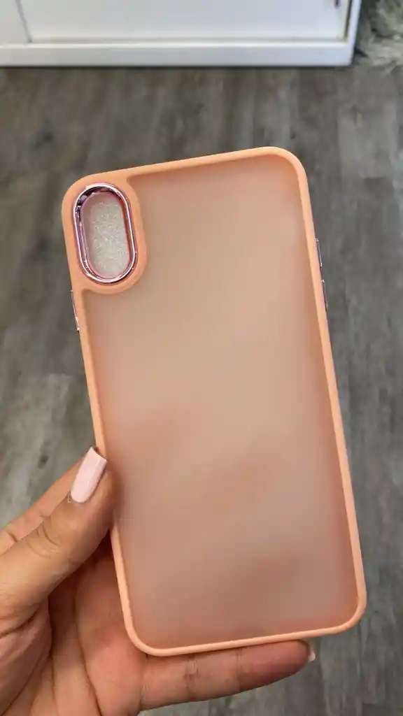 Estuche Goma Space (rosa) Iphone Xs Max