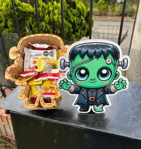 Regalo Caja Baby Frankenstein Halloween