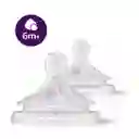 Tetinas De Repuesto X2 Para Teteros, Anticólicos, Ultra Suaves 6m + - Philips Avent Response