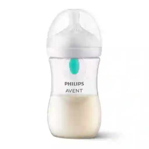 Tetero 9oz Airfree Con Válvula Anticólicos, Tetina Suave Y Antigoteo - Philips Avent Natural Response