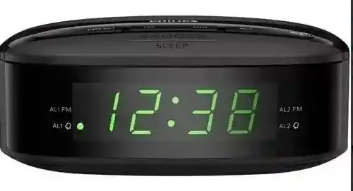 Radio Digital Reloj Philips Negro Alarma Doble Tar3205 37