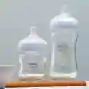 Tetero 4oz De Cristal, Con Válvula Anticólicos, Resistente Al Calor - Philips Avent Natural Response Pure Glass
