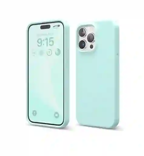 Estuche Silicone Case Iphone 11 Pro Max (aguamarina)