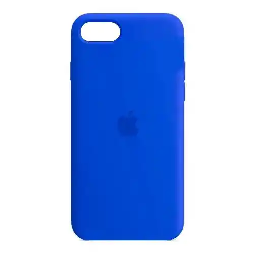 Combo Silicone Case + Vidrio Blindado Iphone 11 Pro Max (azul Rey)