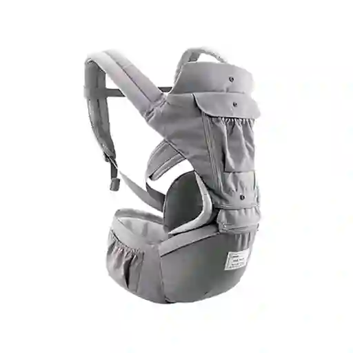 Portabebés Ergonómico Tipo Canguro 3 En 1 Gris Colorlife