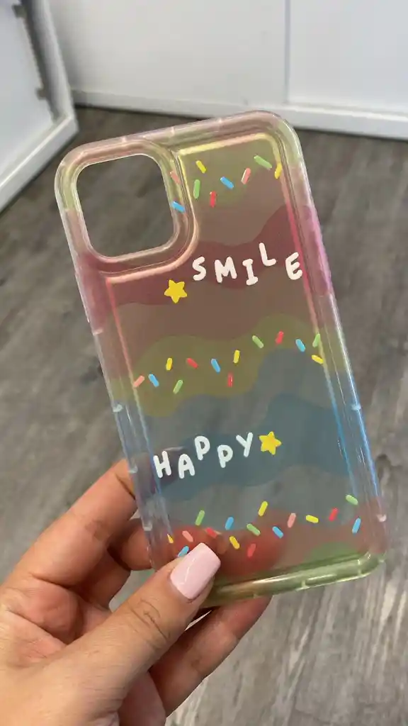 Combo Estuche Diseño Motivos + Vidrio Blindado Iphone 11 Pro Max