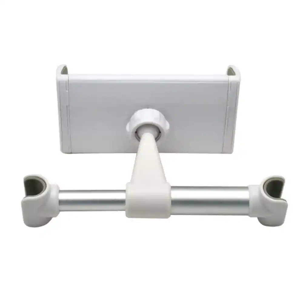 Soporte Tablet Celular Auto Apoya Cabeza Color Blanco