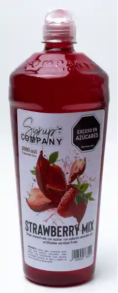 Syrup Company De Strawberry Mix - Bases De Cocteles