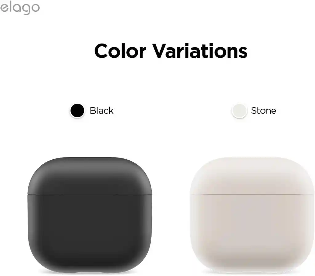 Estuche Para Airpods 4 De Silicona Elago En Stone