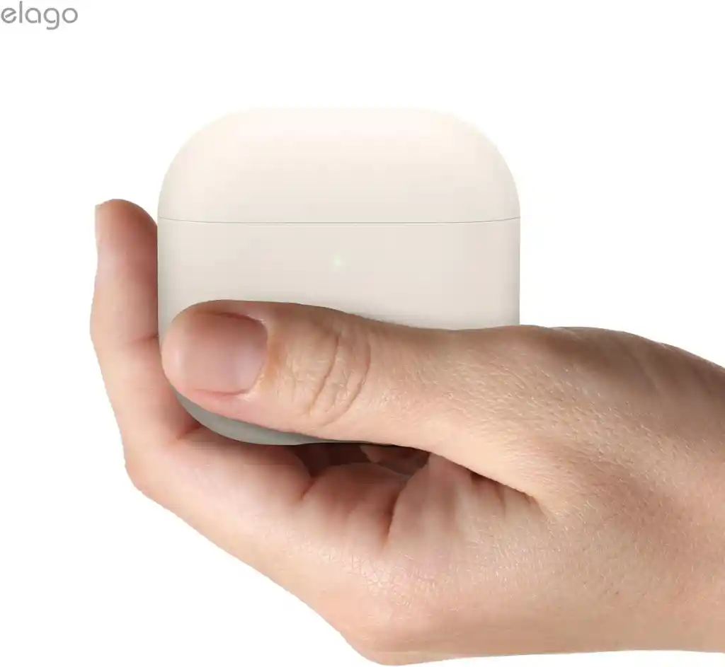 Estuche Para Airpods 4 De Silicona Elago En Stone