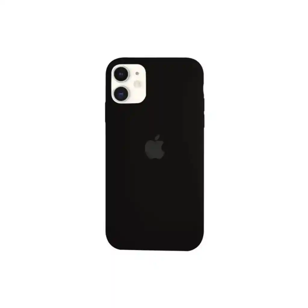 Estuche Silicone Case Iphone 12/12 Pro (negro)