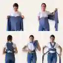 Fular Portabebé Todo En 1 Para Recién Nacido, Elástico, Suave Y Transpirable Gris Oscuro - Emebe