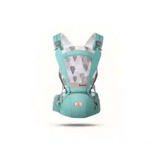 Cargador Porta Bebés, Multifuncional, Con Malla De Ventilación Verde Menta Color Life