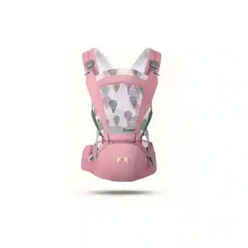 Cargador Porta Bebés, Multifuncional, Con Malla De Ventilación Rosado Color Life