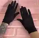 Guantes Lisos Negros Cortos