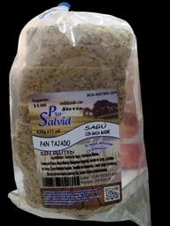 Pan Tajado De Sagu Libre De Gluten Con Masa Madre Con Stevia De 430 Gms Pro Salvid