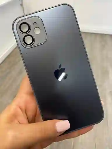 Estuche Glass Iphone 12/12 Pro (gris Oscuro)
