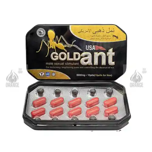 Potenciador Retardante Eyaculación Hormiga Negra (gold Ant) X20 Capsulas - ¡la Revolución Del Placer!