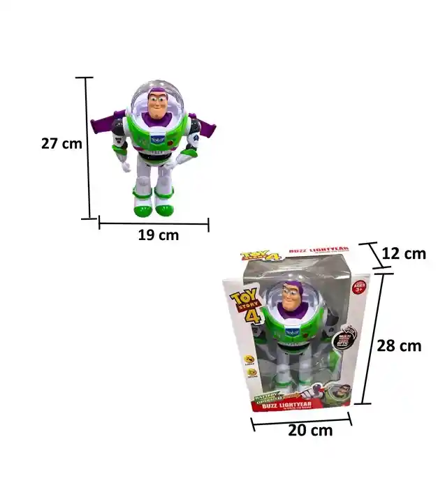 Figura Buzz Lightyear De Pilas Con Movimientos, Luces Y Sonidos