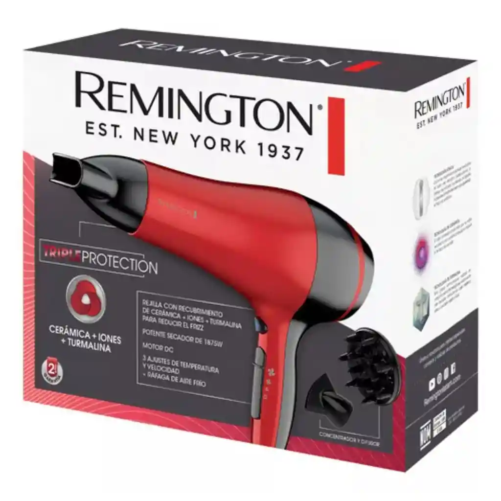 Secador De Cabello Remington Ceram D3080r