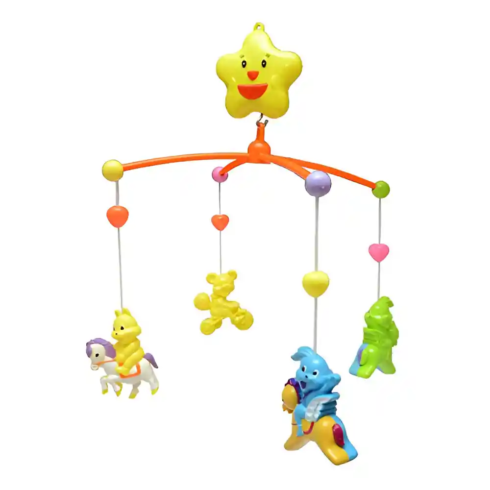 Movil Musical Para Bebes De Cuerda Para Cunas Baby Conejos