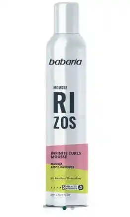 Babaria Espuma Moldeadora, Rizos Infinitos Aporta Volumen Y Textura Natural Al Cabello