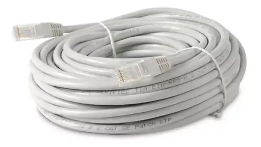 Cable Red Internet Certificado Fabrica Utp 20 Metros Categoría 6// Hasta 1000 Megas Cat 6e Rj45 Pc Router Ponchado Uso Interiores