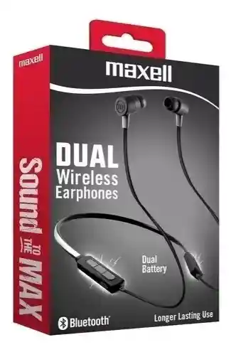 Maxell Eb-bt200 Bt Dual Battery Earphone Inalámbrico