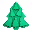 Molde Arbol Navideño Expressions 25x27cm Verde Silicona