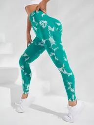 Mallas De Yoga Estampadas Manchas