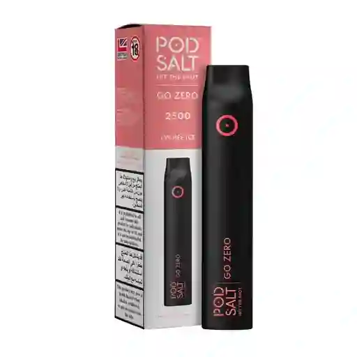 Vape Pod Salt 2500 Puffs Zero 0% Lychee Ice