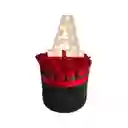 Cilindro Con Rosas Y Letra Luz Led - Mediano