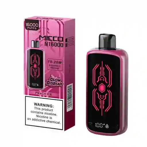 Vape Desechable Micco 16000 Puffs Peach Ice