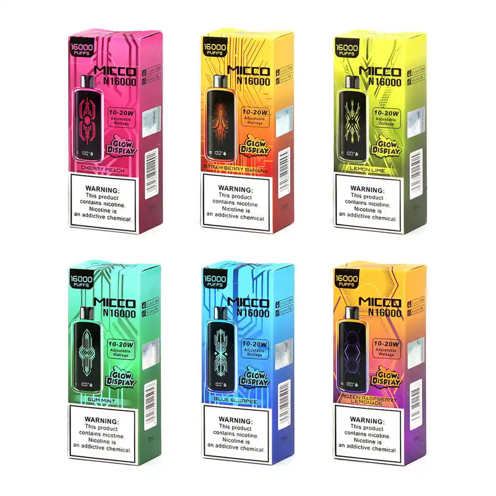 Vape Desechable Micco 16000 Puffs Watermelon Bubble Gum