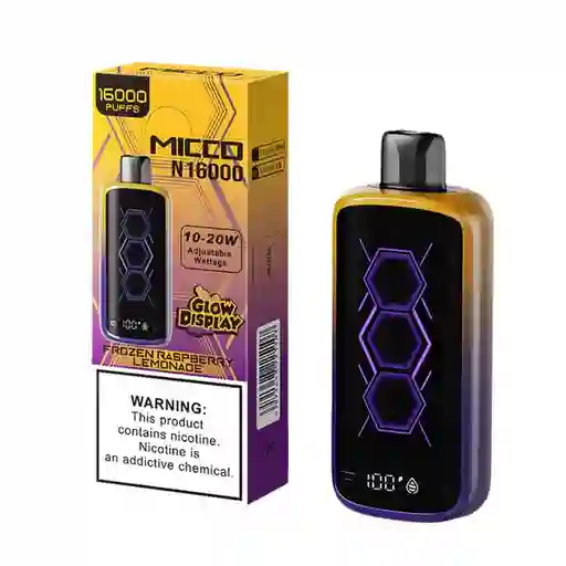 Vape Desechable Micco 16000 Puffs Frozen Raspberry Lemonade