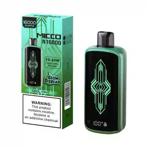 Vape Desechable Micco 16000 Puffs Cool Mint