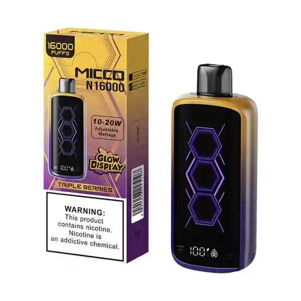 Vape Desechable Micco 16000 Puffs Triple Berries