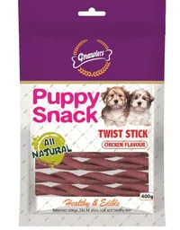 Gnawlers Puppy Snack Twist Stick Chicken Flavour