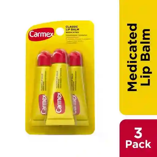 Carmex Balsamo Labial Medicado X 3