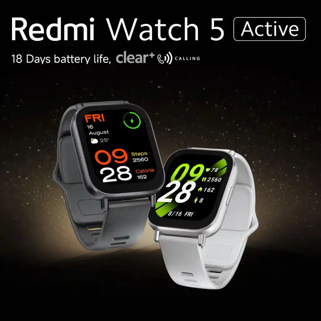 Xiaomi Redmi Watch 5 Active, Smartwatch Con Llamadas Bt, Negro