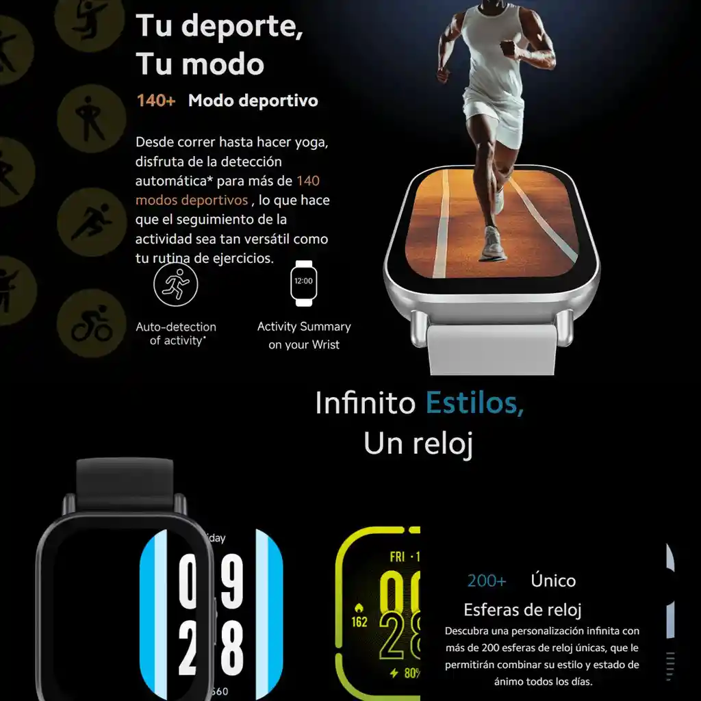 Xiaomi Redmi Watch 5 Active, Smartwatch Con Llamadas Bt, Negro