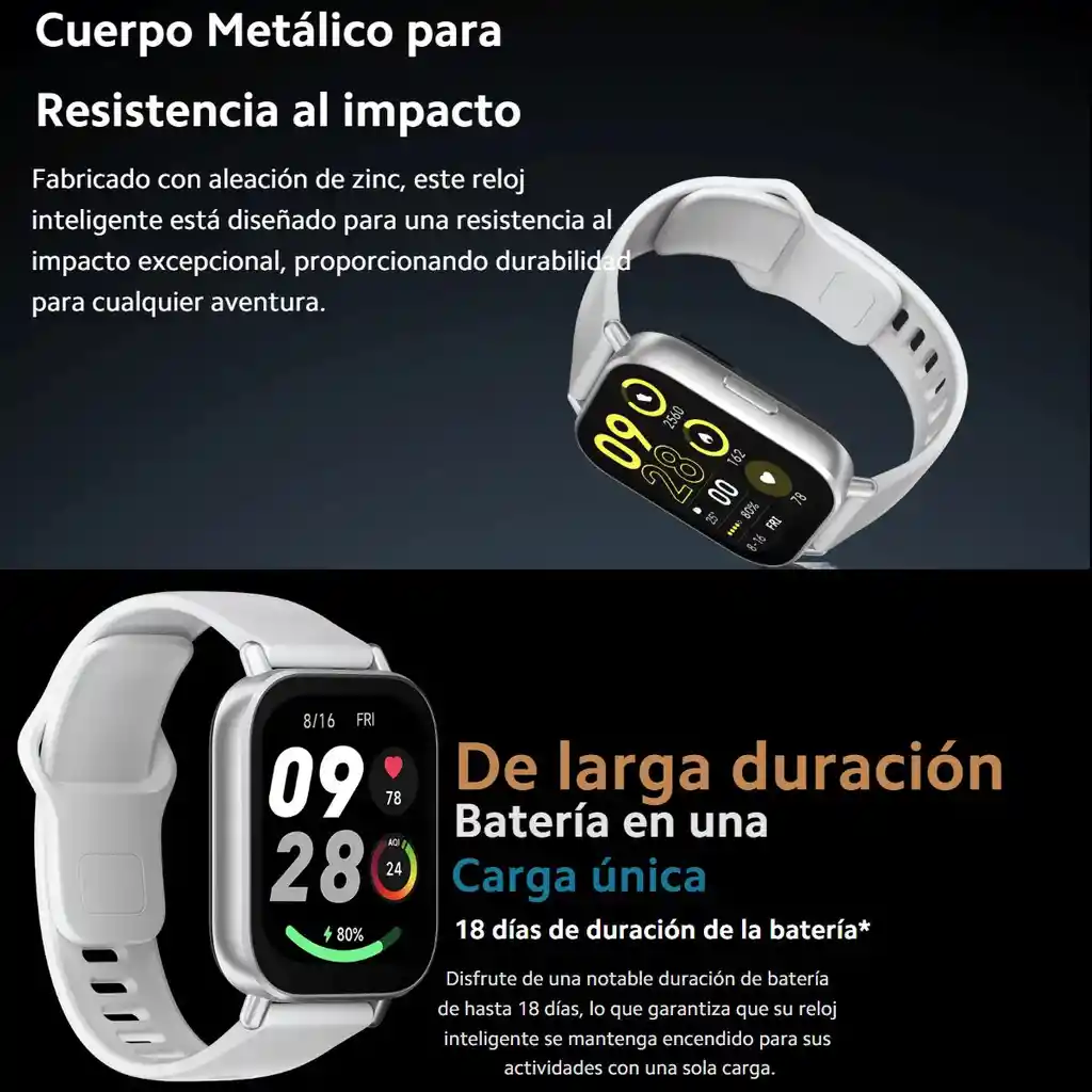 Xiaomi Redmi Watch 5 Active, Smartwatch Con Llamadas Bt, Negro