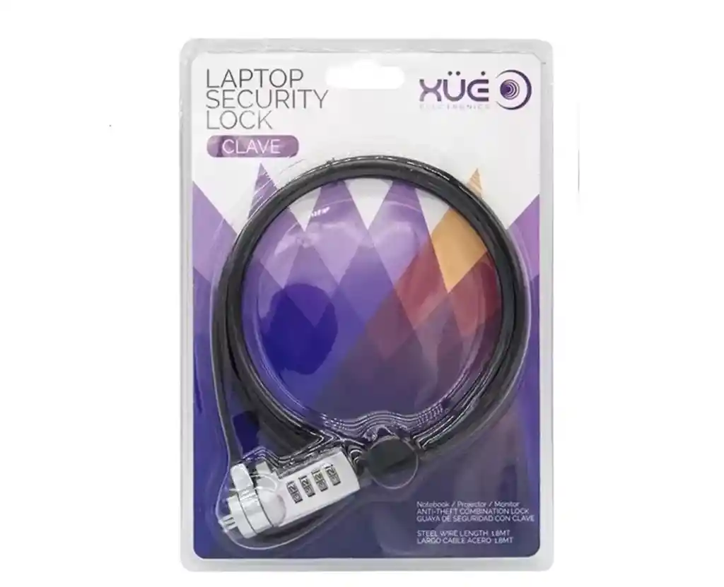 Guaya Pro Seguridad 4 Digitos X Portatil Laptop Monitor Xue