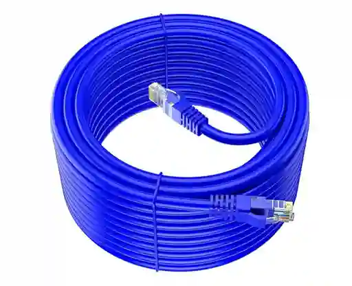 Cable Utp Rj45 De Red Lan Cat6e 15 Mts | Gran Calidad | Azul