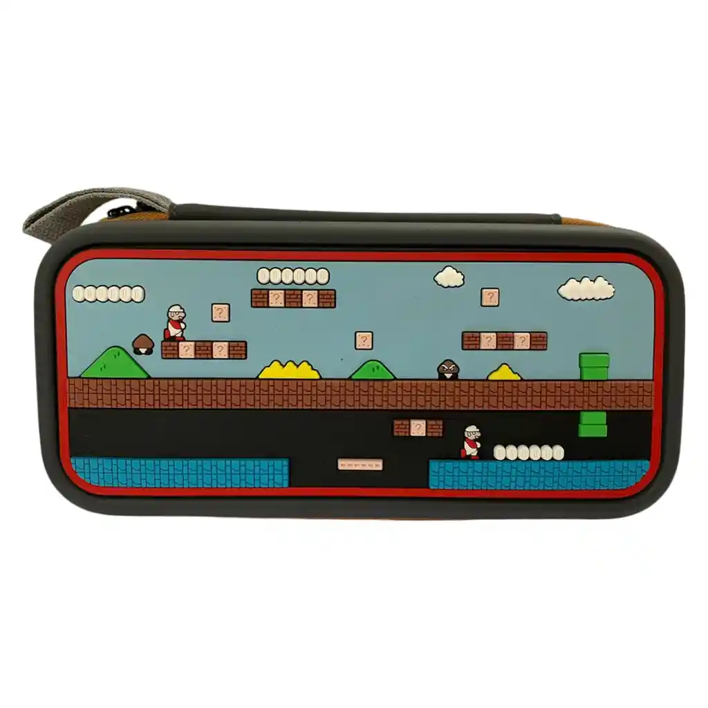 Estuche Edicion Mario Mundo + Vidrio Para Nintendo Switch